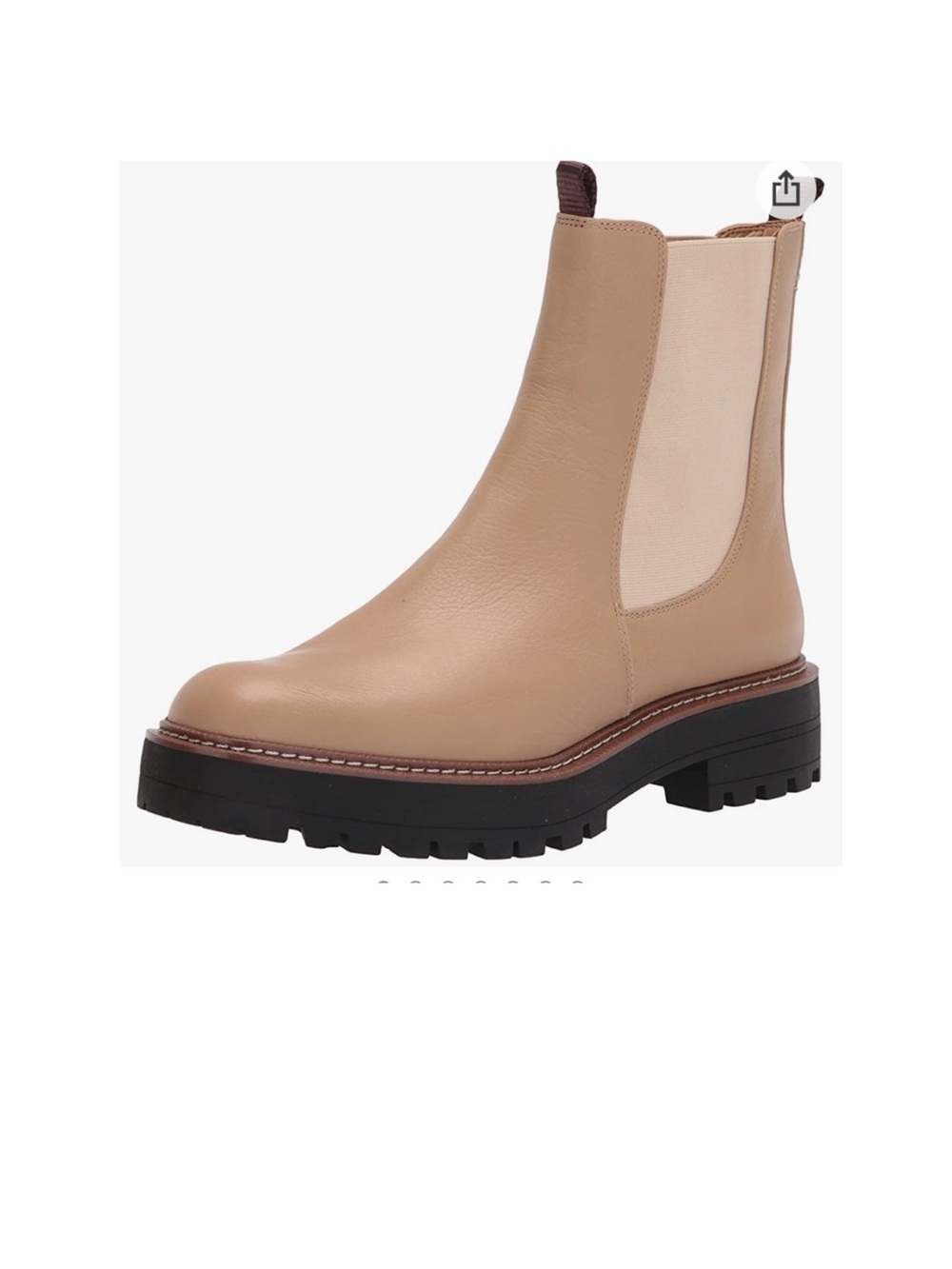 Sam Edelman by Anthropologie 🍂Chelsea boots nude leather 10 women’s new